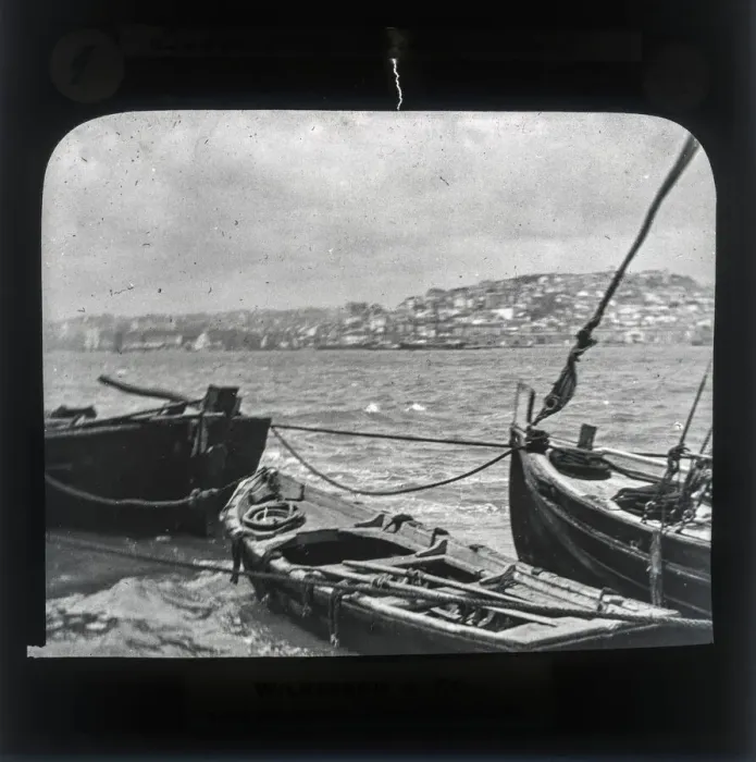 Framed Print : View of boats and Lisbon Framed Print : View of boats and Lisbon