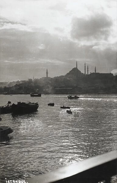 A view across the Bosphorus to Istanbul