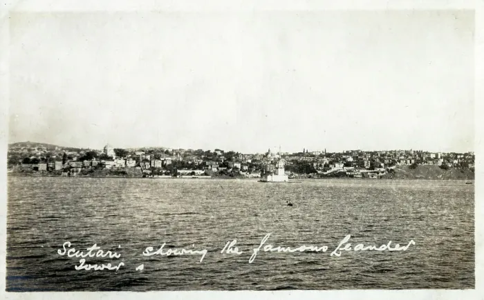 Framed Print : View across the Bosphorus toward Leander Tower and Scutari Framed Print : View across the Bosphorus toward Leander Tower and Scutari