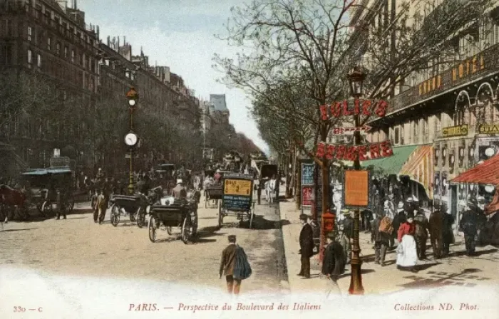 Framed Print : View of the Boulevard des Italiens. Paris Framed Print : View of the Boulevard des Italiens. Paris