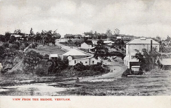 View from bridge, Verulam, Natal Province, South Africa