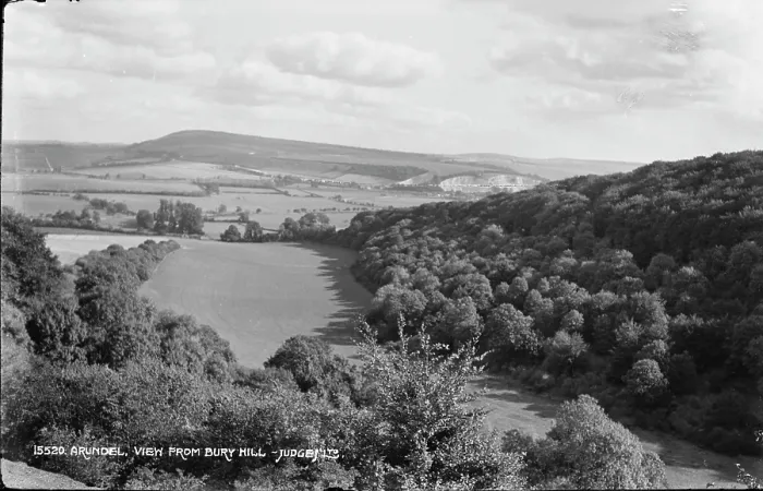 Framed Print : View from Bury Hill Framed Print : View from Bury Hill