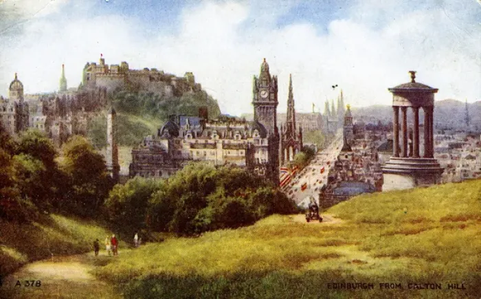 Framed Print : View From Calton Hill, Edinburgh, Midlothian Framed Print : View From Calton Hill, Edinburgh, Midlothian
