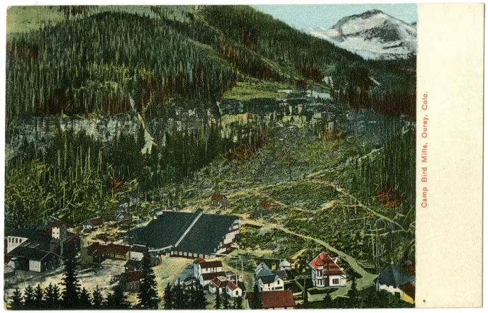 Framed Print : View of Camp Bird Mills, Ouray, Colorado, USA Framed Print : View of Camp Bird Mills, Ouray, Colorado, USA