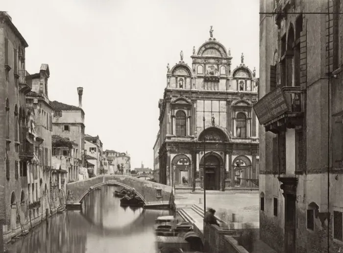 Framed Print : View of canal and city architecture, Venice, Italy Framed Print : View of canal and city architecture, Venice, Italy