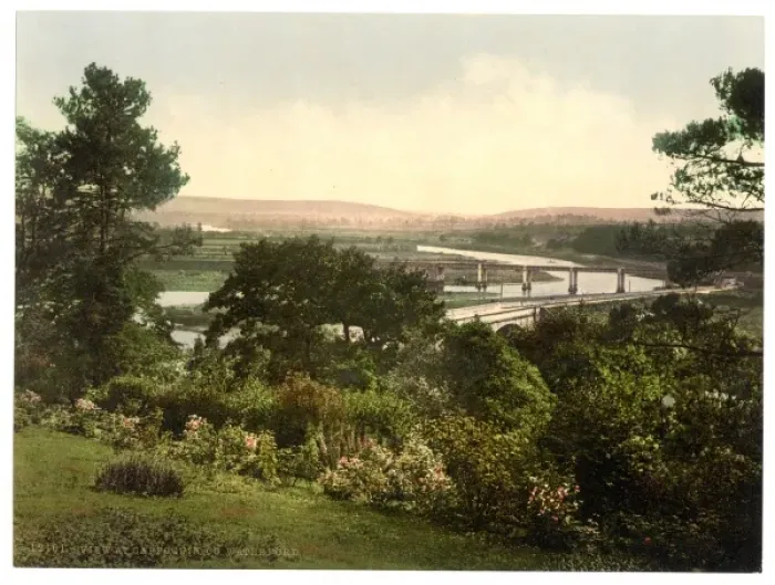 Framed Print : View at Cappoquin. County Waterford, Ireland Framed Print : View at Cappoquin. County Waterford, Ireland