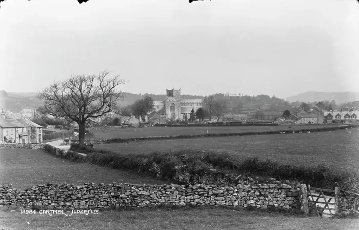 Framed Print : View of Cartmel Village Framed Print : View of Cartmel Village