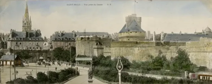 Framed Print : View from Casino, Saint Malo, Brittany, Northern France Framed Print : View from Casino, Saint Malo, Brittany, Northern France
