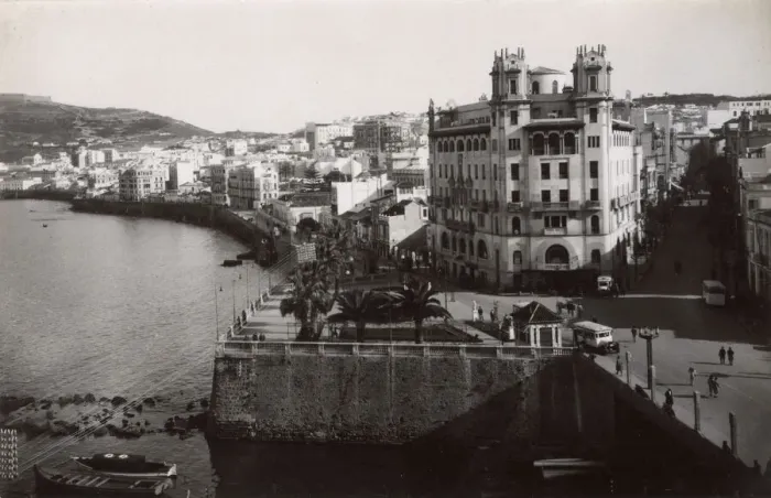 Framed Print : View of Ceuta, Spanish city in Morocco, North Africa Framed Print : View of Ceuta, Spanish city in Morocco, North Africa