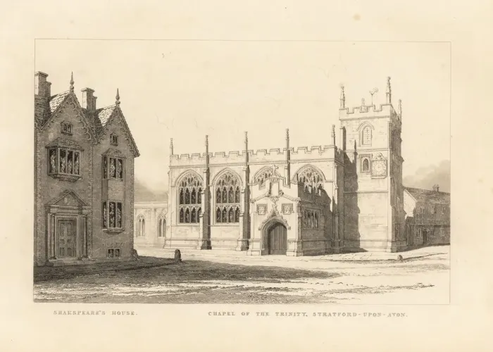 Framed Print : View of the Chapel of the Trinity next to Framed Print : View of the Chapel of the Trinity next to