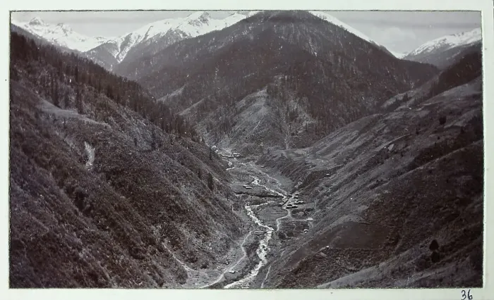 Framed Print : View of the Chumbi Valley, from a fascinating album which reveals new details on a little-known campaign in which a British military force brushed aside Tibetan defences to capture Lhasa, in 1904 Framed Print : View of the Chumbi Valley, from a fascinating album which reveals new details on a little-known campaign in which a British military force brushed aside Tibetan defences to capture Lhasa, in 1904