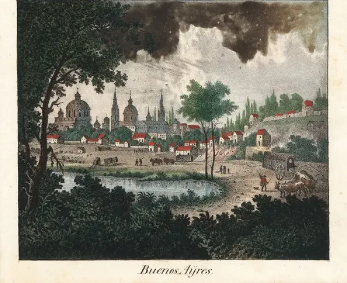 Framed Print : View of the city of Buenos Aires, Argentina Framed Print : View of the city of Buenos Aires, Argentina