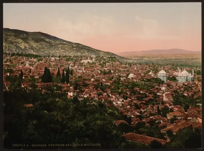 Framed Print : View of the city, Bursa, Turkey Framed Print : View of the city, Bursa, Turkey