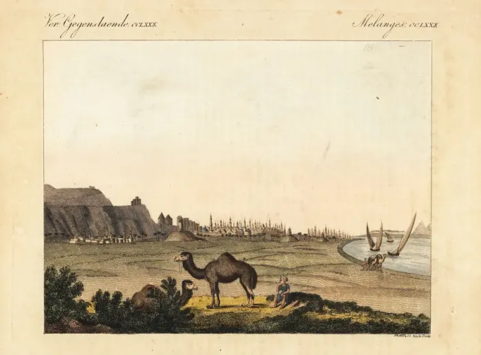 Framed Print : View of the city of Cairo, Egypt, with its Framed Print : View of the city of Cairo, Egypt, with its