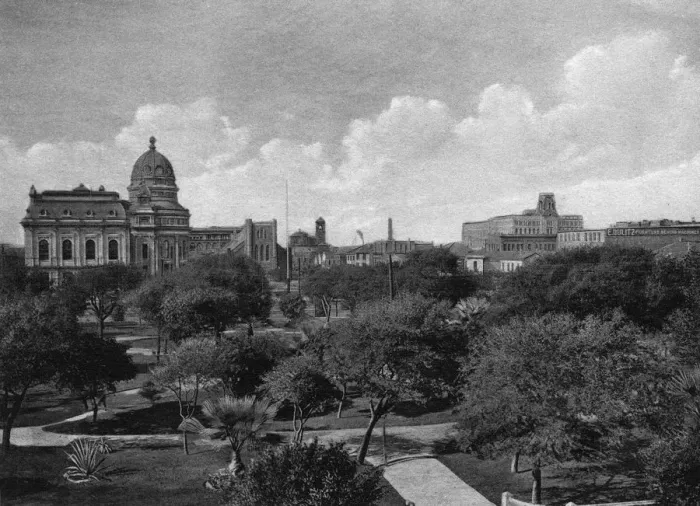 Framed Print : View of City Park, Galveston, Texas, USA Framed Print : View of City Park, Galveston, Texas, USA