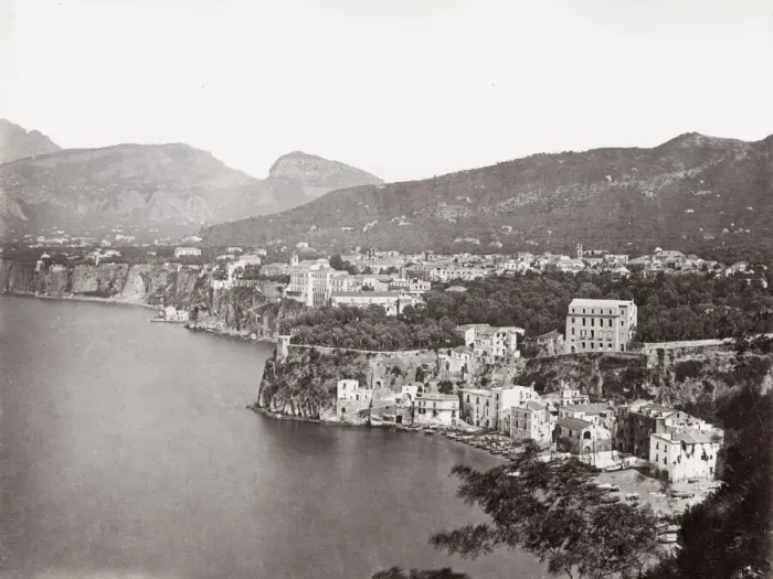 Framed Print : View of the coastline at Sorrento, Italy Framed Print : View of the coastline at Sorrento, Italy