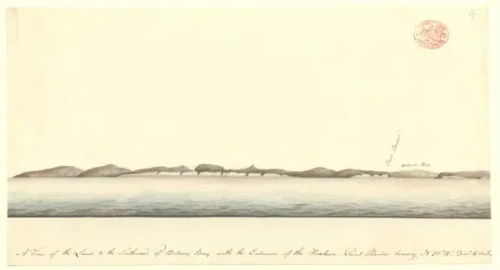 Framed Print : A view of the coastline to the south of Botany Bay Framed Print : A view of the coastline to the south of Botany Bay
