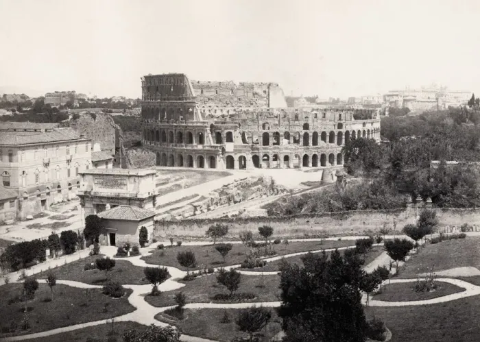 Framed Print : View of the Colosseum in Rome Italy Framed Print : View of the Colosseum in Rome Italy