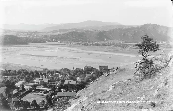 Framed Print : View of Conway from Deganwy Framed Print : View of Conway from Deganwy