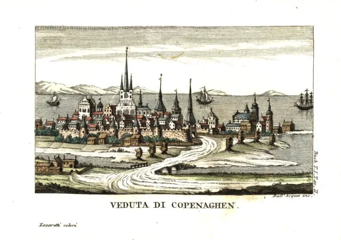 Framed Print : View of Copenhagen, Denmark, circa 1808 Framed Print : View of Copenhagen, Denmark, circa 1808