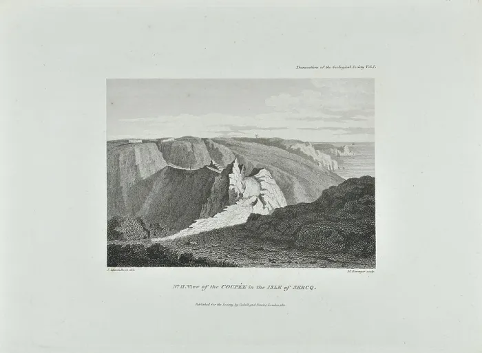 Framed Print : View of the Coupee in the Isle of Sercq Framed Print : View of the Coupee in the Isle of Sercq
