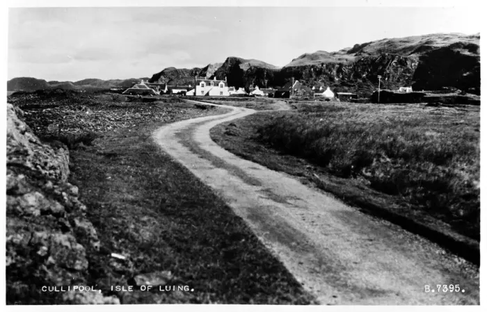 Framed Print : View of Cullipool, Isle of Luing, Scotland Framed Print : View of Cullipool, Isle of Luing, Scotland