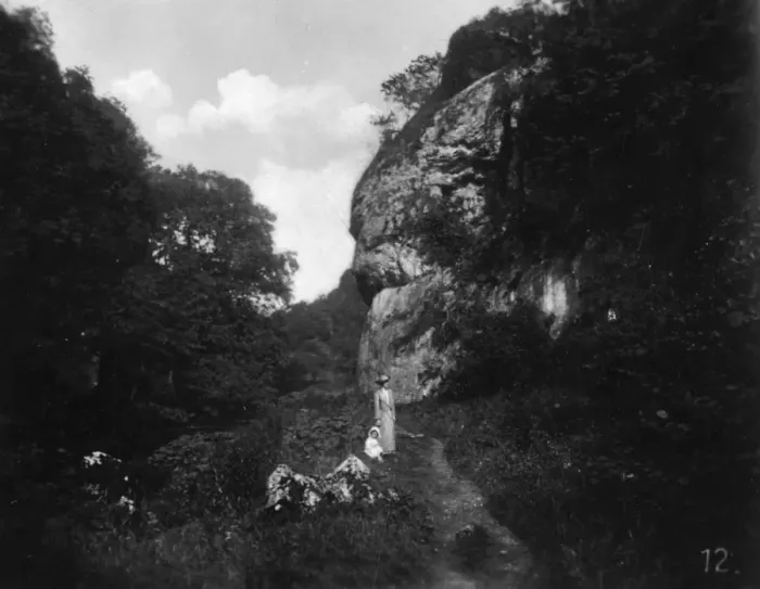 Framed Print : View of Dovedale, Derbyshire Framed Print : View of Dovedale, Derbyshire