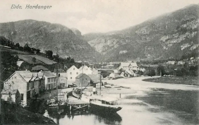 Framed Print : View of Eide, Hardanger, Norway Framed Print : View of Eide, Hardanger, Norway