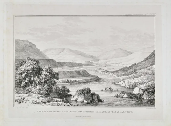 Framed Print : View of the entrance of Glen Turit Framed Print : View of the entrance of Glen Turit