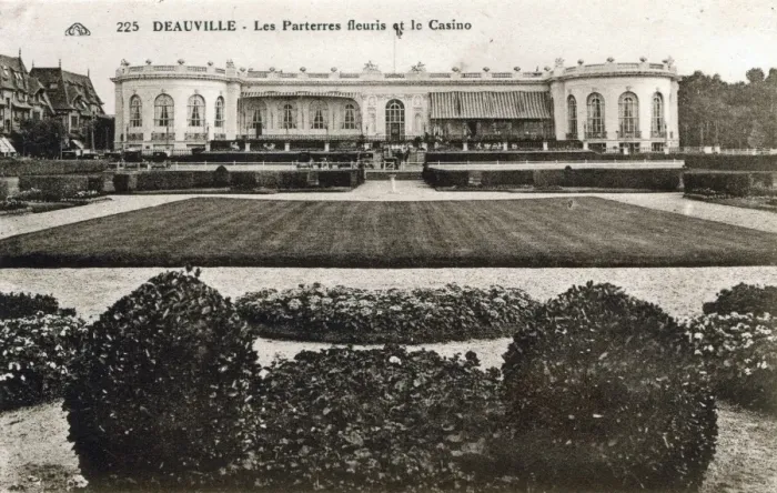 Framed Print : A view of the exterior of the Casino at Deauville from the g Framed Print : A view of the exterior of the Casino at Deauville from the g