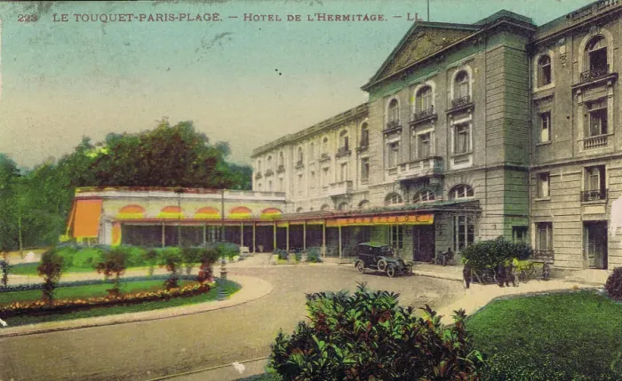 Framed Print : A view of the exterior of the Hermitage Hotel, Le Touquet Framed Print : A view of the exterior of the Hermitage Hotel, Le Touquet