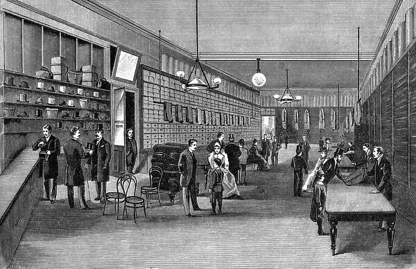 View of first floor, Our Boys Clothing Company, Holborn