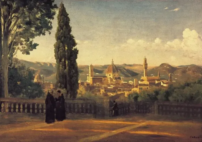 Framed Print : View of Florence from the Boboli Gardens Framed Print : View of Florence from the Boboli Gardens