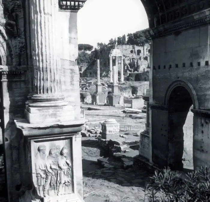 Framed Print : View of The Forum, Rome, Italy