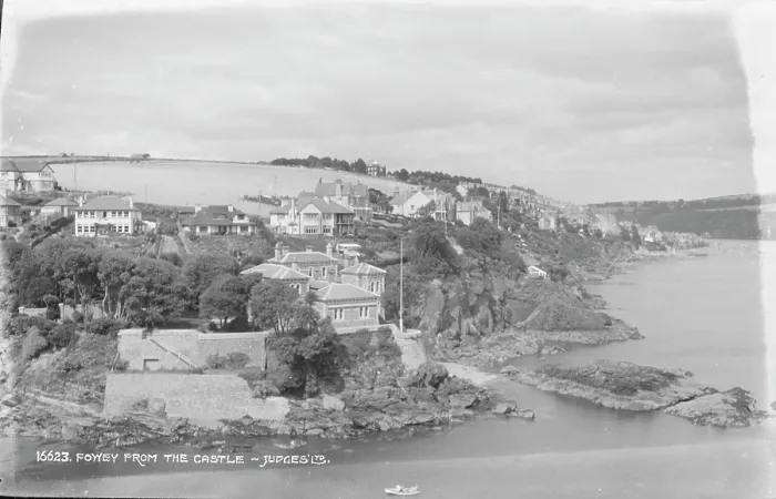 Framed Print : View of Fowey from the Castle Framed Print : View of Fowey from the Castle