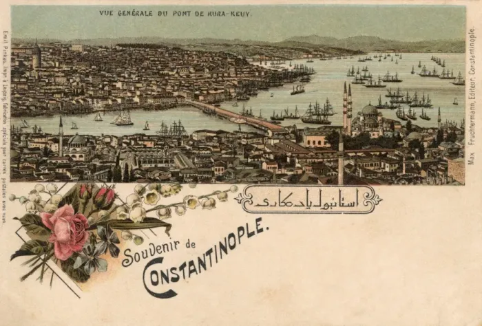 Framed Print : View of Galata Bridge and Eminonu from Beyazit Tower Framed Print : View of Galata Bridge and Eminonu from Beyazit Tower