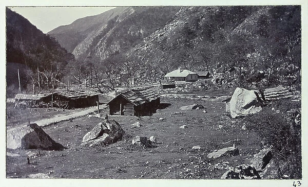View of Gantsa, from a fascinating album which reveals new details on a little-known campaign in which a British military force brushed aside Tibetan defences to capture Lhasa, in 1904