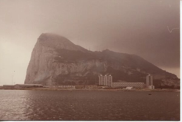 View of Gibraltar from the sea