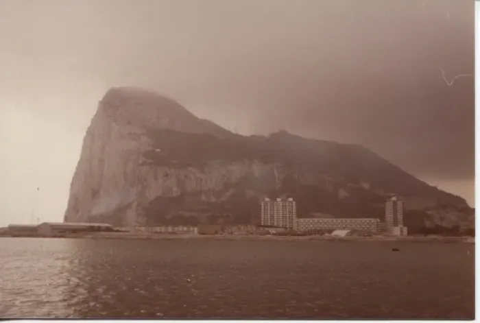 Framed Print : View of Gibraltar from the sea Framed Print : View of Gibraltar from the sea