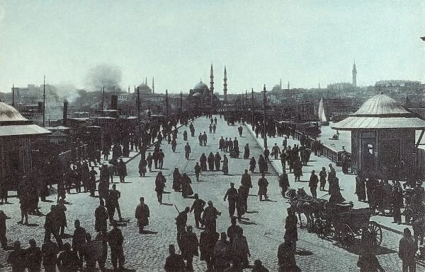 View across the Glata Bridge, Istanbul