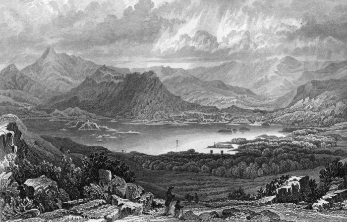 Framed Print : View of Glengarriff, County Cork, Ireland Framed Print : View of Glengarriff, County Cork, Ireland