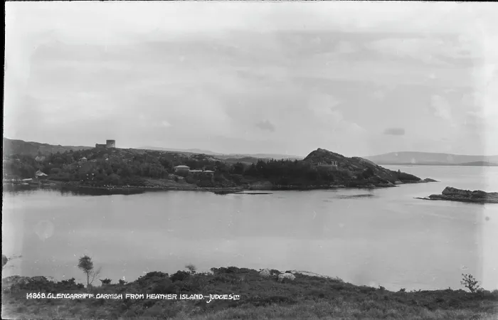 Framed Print : View of Glengarriff and Garnish Island from Heather Island Framed Print : View of Glengarriff and Garnish Island from Heather Island