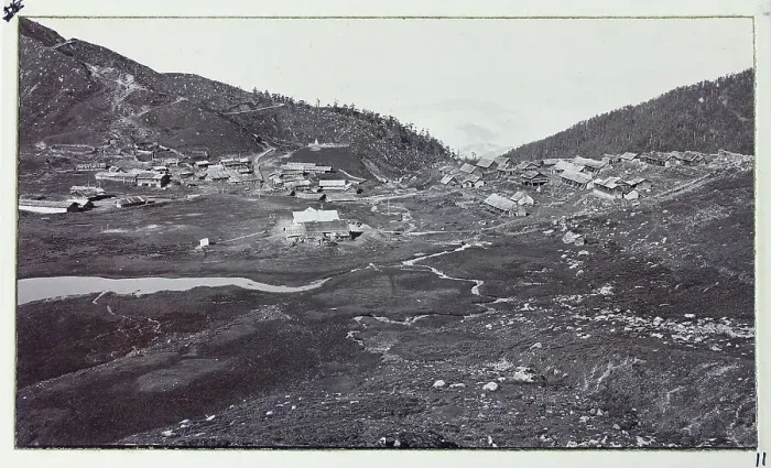Framed Print : View of Gnatong, Sikkim, India, from a fascinating album which reveals new details on a little-known campaign in which a British military force brushed aside Tibetan defences to capture Lhasa, in 1904 Framed Print : View of Gnatong, Sikkim, India, from a fascinating album which reveals new details on a little-known campaign in which a British military force brushed aside Tibetan defences to capture Lhasa, in 1904