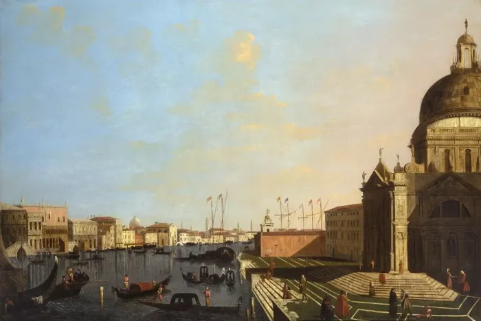Framed Print : View of the Grand Canal, by William James Framed Print : View of the Grand Canal, by William James