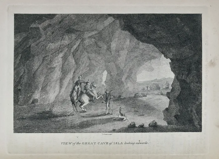 Framed Print : View of the Great Cave of Isla looking outwards Framed Print : View of the Great Cave of Isla looking outwards