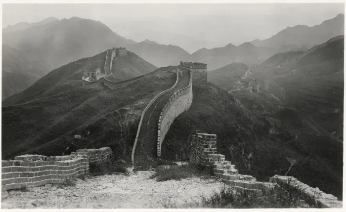 Framed Print : View along the Great Wall, China Framed Print : View along the Great Wall, China