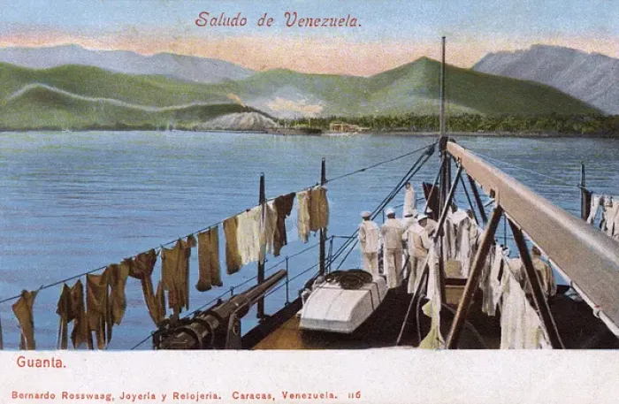 Framed Print : View of Guanta, Venezuela, Central America Framed Print : View of Guanta, Venezuela, Central America