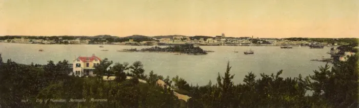 Framed Print : A View of Hamilton, Bermuda Framed Print : A View of Hamilton, Bermuda