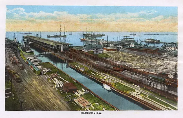 Framed Print : View of the Harbour, Pensacola, Florida, USA Framed Print : View of the Harbour, Pensacola, Florida, USA