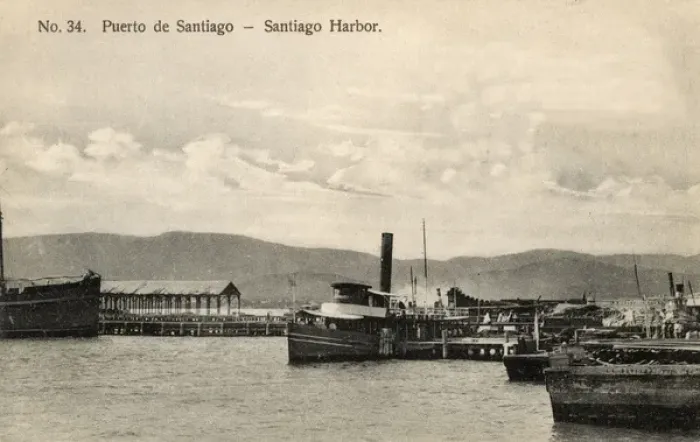 Framed Print : View of the Harbour, Santiago de Cuba, Cuba Framed Print : View of the Harbour, Santiago de Cuba, Cuba